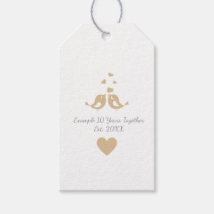 Personalisiertes Jahrestag-Geschenk für gemeinsame Geschenkanhänger