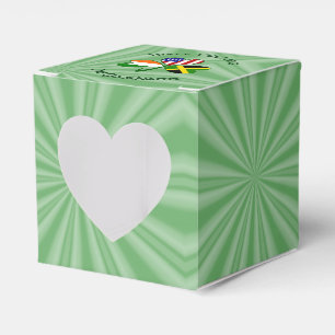 Personalisiertes Jamaika Irland USA Shamrock Geschenkschachtel