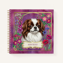 Personalisiertes Japan-Chin-Rosa-Notizbuch Notizblock