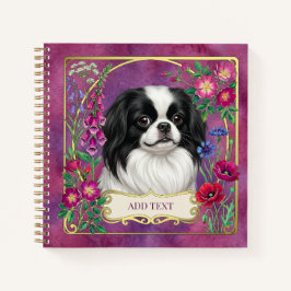 Personalisiertes Japan-Chin-Rosa-Notizbuch Notizblock