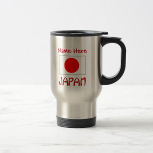Personalisiertes Japan-Flagge-Erbe Reisebecher