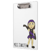 Personalisiertes Jazz-Tanzlehrer-Geschenk Klemmbrett (Links)