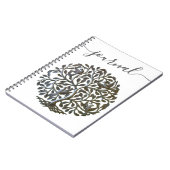 Personalisiertes Journal - Baum des Lebens Notizblock (Linke Seite)