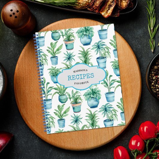 Personalisiertes Journal des Rezeptorenorganisator Notizblock