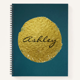 Personalisiertes Journal mit Goldfolien individuel Notizblock