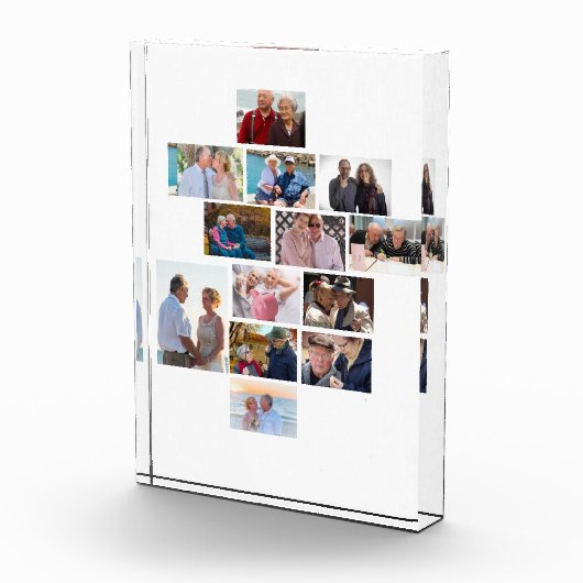 Personalisiertes Jubiläum 13 FotoCollage Fotoblock (Rechts)