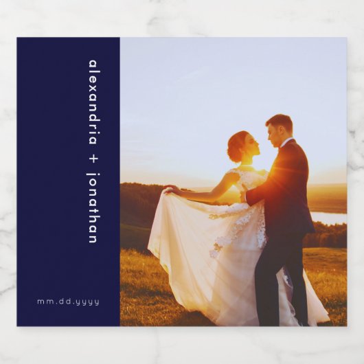 Personalisiertes Jubiläum Frische Pasta machen Schaumweinetikett (Einzelnes Label)