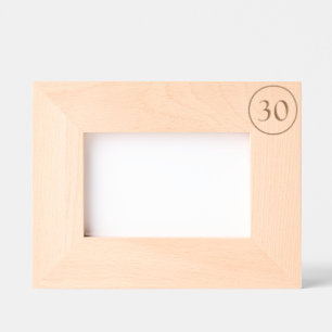 Personalisiertes Jubiläums-Geburtstagsgeschenk gra Geätzte Rahmen