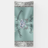 Personalisiertes Jubiläumsbanner, Ihr Text, Farben Banner (Vertikal)