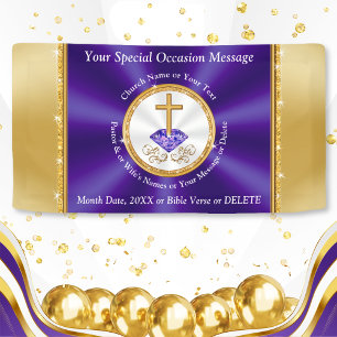 Personalisiertes Jubiläumsbanner, viele GRÖSSEN Banner