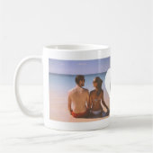 Personalisiertes Jubiläumsgeschenk mit Initialen | Kaffeetasse (Links)