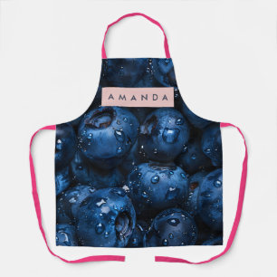 Personalisiertes Juicy Fruit Blaubeer-Design Schürze