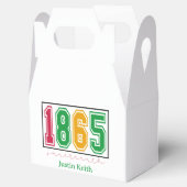 Personalisiertes Juneteh - Schwarze Geschichte Geschenkschachtel (Geöffnet)