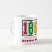Personalisiertes Juneteh - Schwarze Geschichte Kaffeetasse (Vorderseite Links)