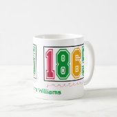 Personalisiertes Juneteh - Schwarze Geschichte Kaffeetasse (VorderseiteRechts)