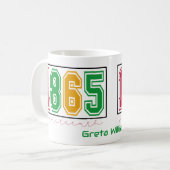 Personalisiertes Juneteh - Schwarze Geschichte Kaffeetasse (Vorderseite Links)