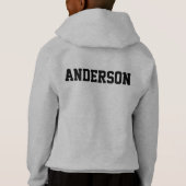 Personalisiertes Jungen-Wrestling-Sweatshirt Hoodie (Rückseite)