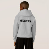 Personalisiertes Jungen-Wrestling-Sweatshirt Hoodie (Schwarz voll)