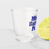 Personalisiertes Junggesellen-Geschenk Schnapsglas (Links)