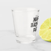 Personalisiertes Junggesellen-Geschenk Schnapsglas (Links)