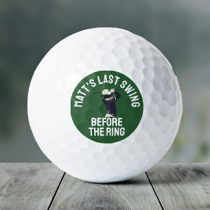 Personalisiertes Junggesellenabschiedsgeschenk Gol Golfball
