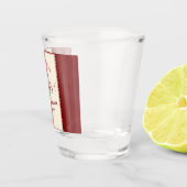 Personalisiertes Junggesellinnen-Abschied Schießgl Schnapsglas (Rechts)