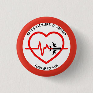 Personalisiertes Junggesellinnen-Abschiedsparty-Ge Button