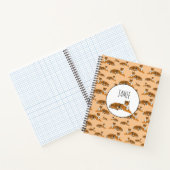 Personalisiertes Jungle Tiger Tiermuster Notizblock (Innenseite)