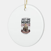 Personalisiertes Just One More Chapter Est 1985 Bu Keramik Ornament (Links)