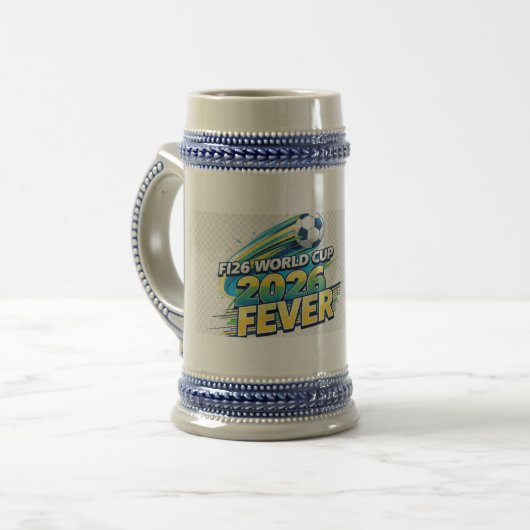 Personalisiertes Kaffeetassendesign Bierglas (Vorderseite Links)