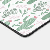 Personalisiertes Kaktus-botanisches Muster Schreibtischunterlage (Ecke)