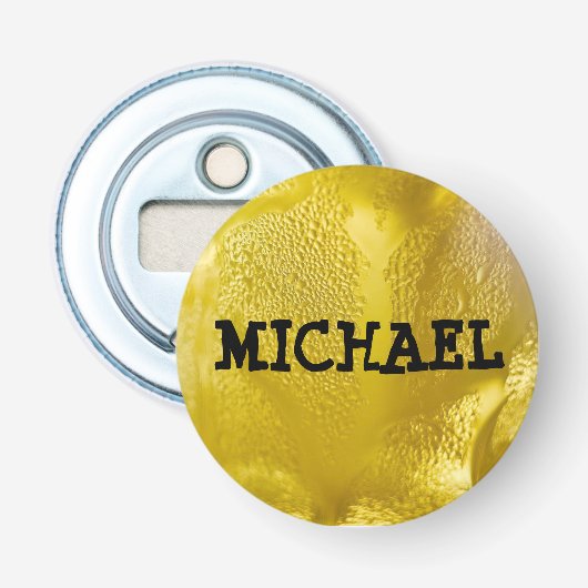 Personalisiertes kaltes Bierbläschen Flaschenöffne Flaschenöffner (Vorderseite)