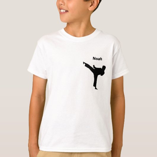 Personalisiertes Karate-Shirt T-Shirt (Vorderseite)