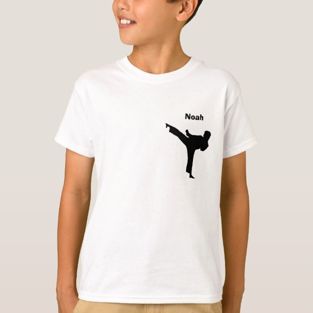 Personalisiertes Karate-Shirt T-Shirt (Vorderseite)