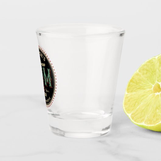 Personalisiertes karibisches Rum-Liquor-Flaschenet Schnapsglas (Rechts)