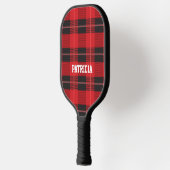 Personalisiertes Kariertes Pickleball-Paddel in Ro Pickleball Schläger (Links)