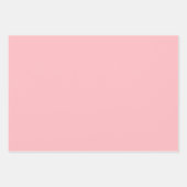 Personalisiertes Kariertes Rosa Braun Matched Vale Geschenkpapier Set (Vorderseite 3)