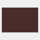 Personalisiertes Kariertes Rosa Braun Matched Vale Geschenkpapier Set (Vorderseite 2)