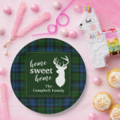 Personalisiertes Kariertes Tartan Clan Campbell Mi Pappteller (Party)