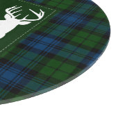 Personalisiertes Kariertes Tartan Clan Campbell Mi Schneidebrett (Ecke)