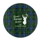 Personalisiertes Kariertes Tartan Clan Campbell Mi Schneidebrett (Vorderseite)