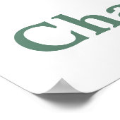 Personalisiertes Kartenflugzeug-Kinderzimmer Poster (Ecke)