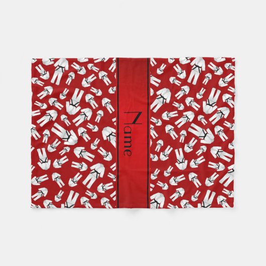 Personalisiertes Kartiermuster Fleecedecke (Vorderseite (Horizontal))