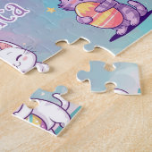 Personalisiertes Katze Frohe Ostern Puzzle (Seite)