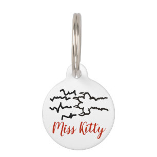 Personalisiertes Katzenkrallen-Halsband-Tag Haustiermarke