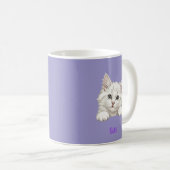 Personalisiertes Katzenkunst-Geschenk mit individu Kaffeetasse (VorderseiteRechts)