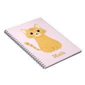 Personalisiertes Katzenmuster Notizblock (Rechte Seite)