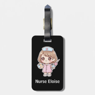 Personalisiertes Kawaii-Nurse-Gepäckanhänger Gepäckanhänger