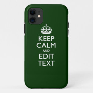 Personalisiertes Keep Calm And Have Your Text auf iPhone 11 Hülle