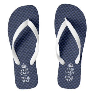 Personalisiertes KEEP CALM und habe Deinen Text Badesandalen